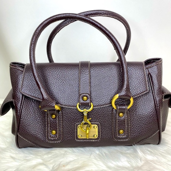 Marc Jacobs Handbags - Marc Jacoba Brown Pebbled Leather Satchel